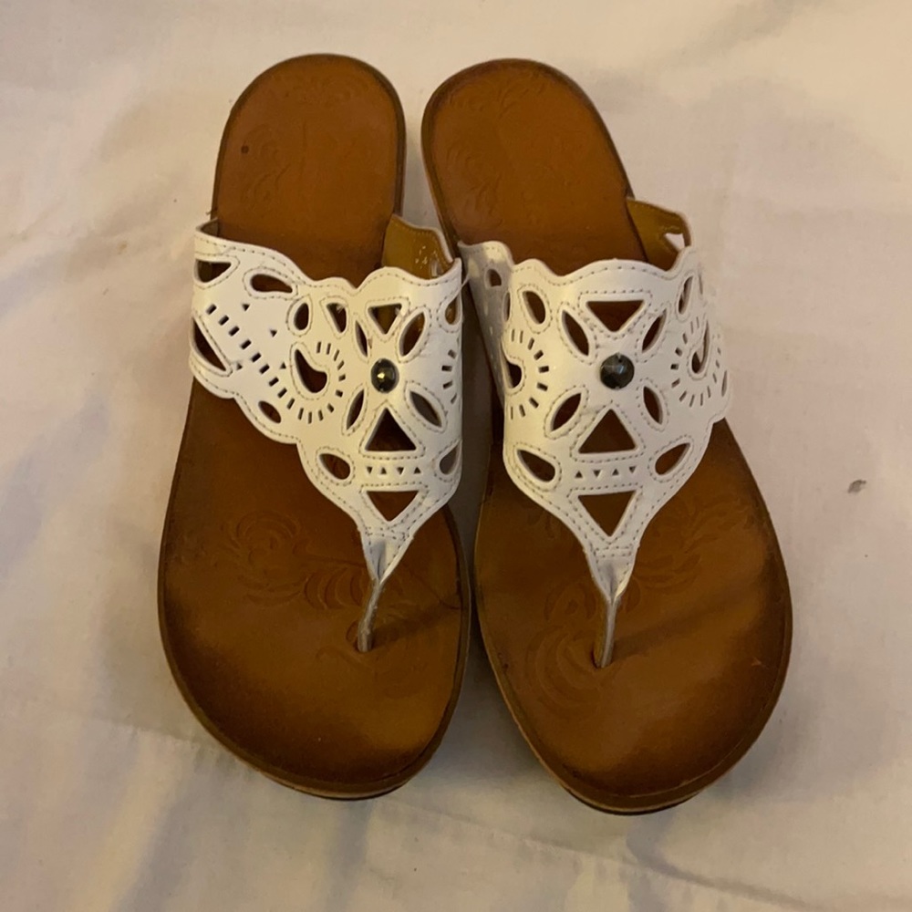 Clarks wedge sandals